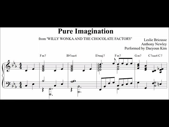 [Ballad Jazz Piano] Pure Imagination (sheet music)