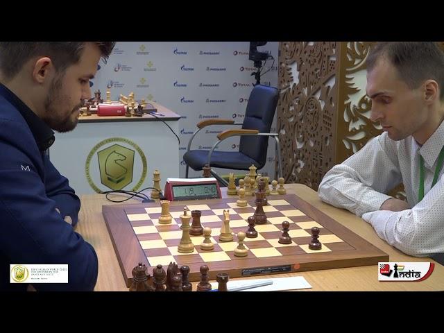 Magnus Carlsen vs Boris Savchenko | World Rapid 2019, Round 3