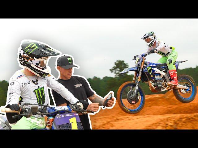 Haiden Deegans First Ride Back On Supercross!