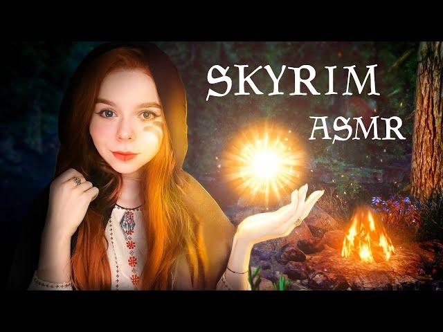 ASMR role play SKYRIM  Stranger will take care of you