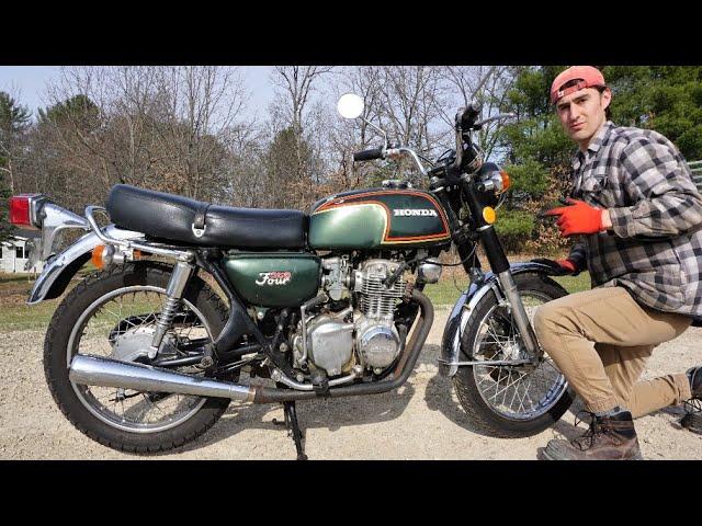 1972 Highly Desirable Honda Motorcycle Sat Years Untouched