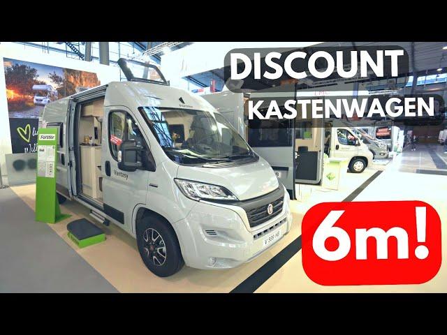 GERMANY'S CHEAPEST BOXCAR VEHICLE Forster Vantasy V599 HB. LENGTH BEDS! FIAT DUCATO 9!