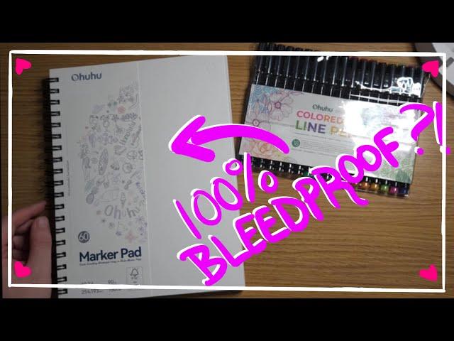 Is this sketchbook actually bleed-proof?