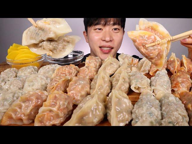 장호덕 손만두.. 고기만두 김치만두 갈비만두 새우만두 새우김치만두 아주매운만두 먹방!! ASMR MUKBANG DUMPLING EATING SHOW