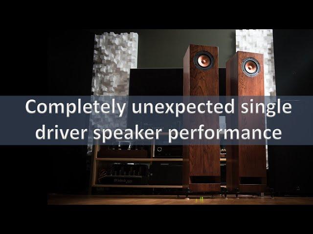 Sibelius speakers review. Finally a single driver speaker I like!