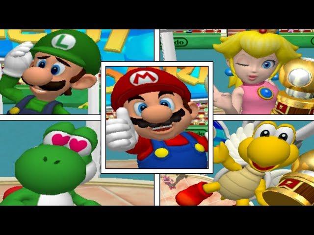 Mario Power Tennis: All Character's Trophy Celebrations (CLEAR AUDIO & HIGH QUALITY)