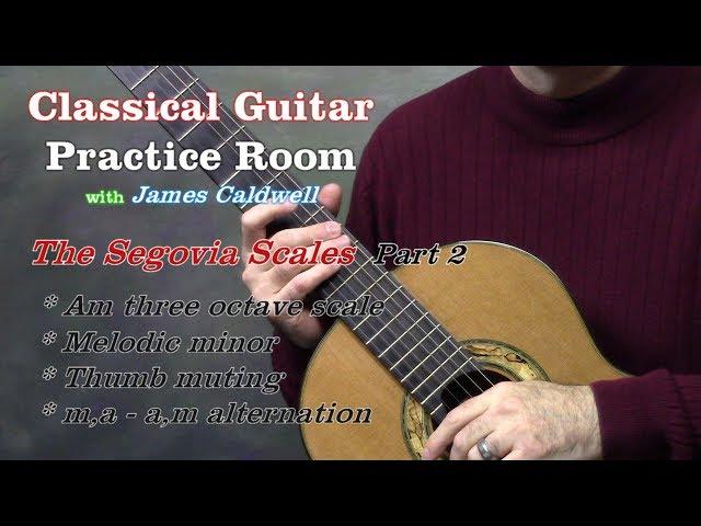 Segovia Scales pattern #2 - A Melodic Minor and more!