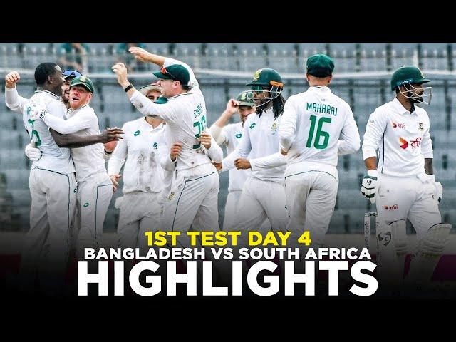 Full Highlights | Bangladesh vs South Africa | 1st Test Day 4 | M3H1K