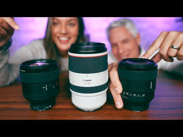 3 best PROFESIONAL portrait lenses