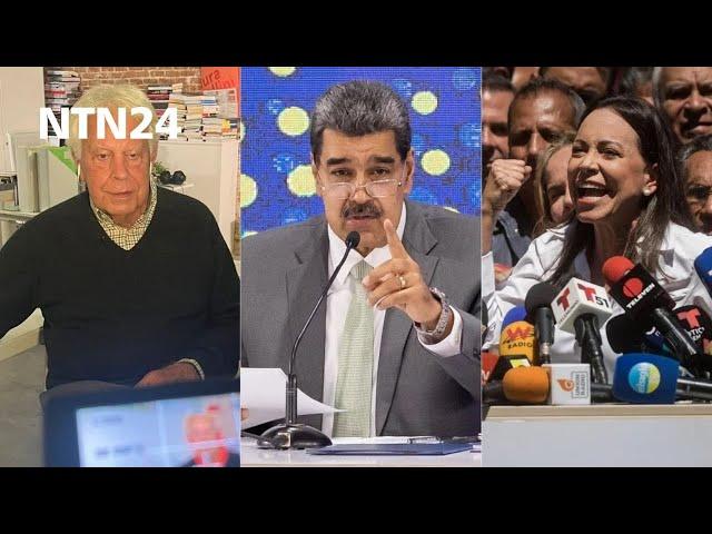 Expresidente Felipe González cuestiona en NTN24 el alivio de sanciones al régimen de Maduro