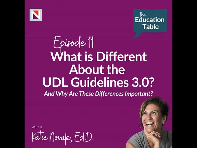 What is Different About the UDL Guidelines 3.0, and Why Are These Differences Important?