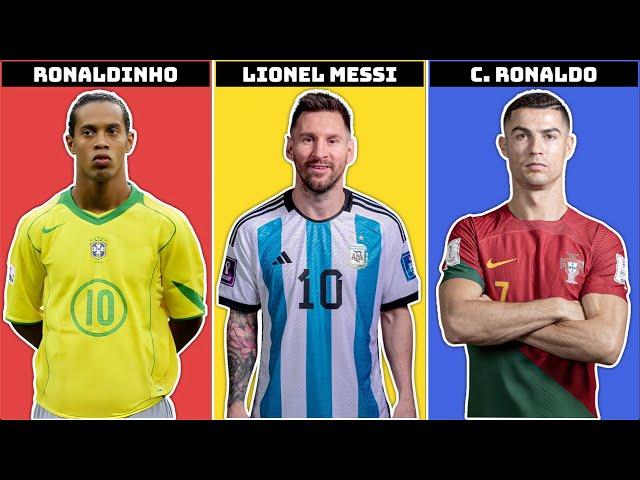 Ronaldinho vs Messi vs Ronaldo: The Ultimate Football Legends Showdown!