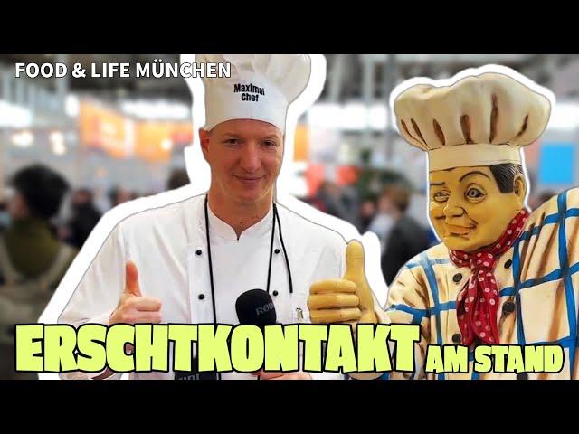 Erschtkontakt am Stand! | Schradin Unterwegs ( Food & Life München )