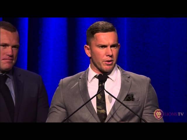 Brent Moloney Club Champions speech