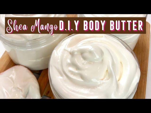 Easiest WHIPPED Body Butter Recipe | Get Non GREASY GLOWING SOFT SKIN