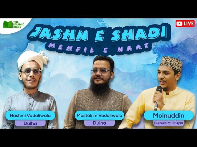 Jashne Shadi 2024 | Moinuddin Bulbule Mustajab | Mehfile Naat 2024 | Hashmi & Mustakim Vadaliwala