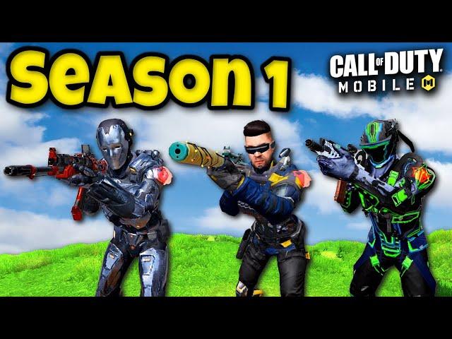 ALL SEASON 1 BATTLE PASS CHARACTERS! | CALL OF DUTY MOBILE | SOLO VS SQUADS