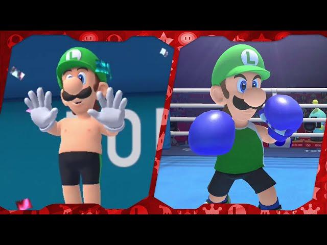 All 24 Events (Luigi gameplay) | Mario & Sonic at the Olympic Games Tokyo 2020 ᴴᴰ