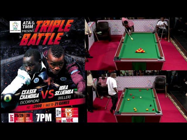 FULL MATCH CEAZER CHANDIGA VS IBRA SEJJEMBA RACE TO 21 POT $2000