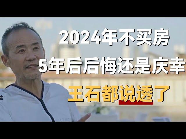 2024不买房，5年后房子是金价还是白菜价？王石都说透了！《十三邀S3 ThirteenTalks》 #许知远#十三邀