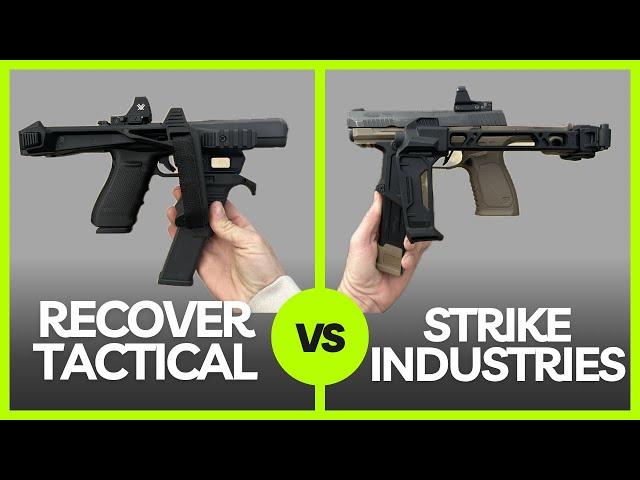 Strike Industries SMC Bravo vs Recover Tactical Glock Stabilizer Kit