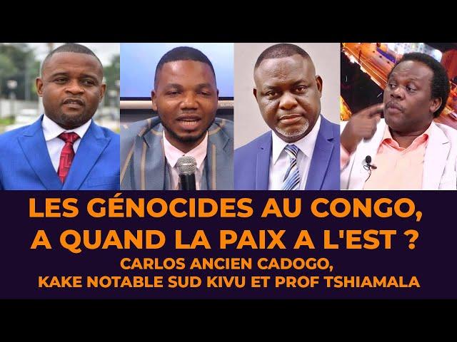 DELKAS:Les Génocides des Congolais,A Quand La Paix à L'Est?Carlos,ancien cadogo, kake sud kivu,prof