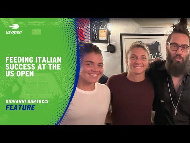 Meet the Man Feeding Italian Superstars | 2024 US Open