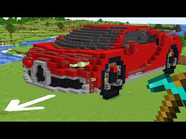 I Built a Working Car In Minecraft