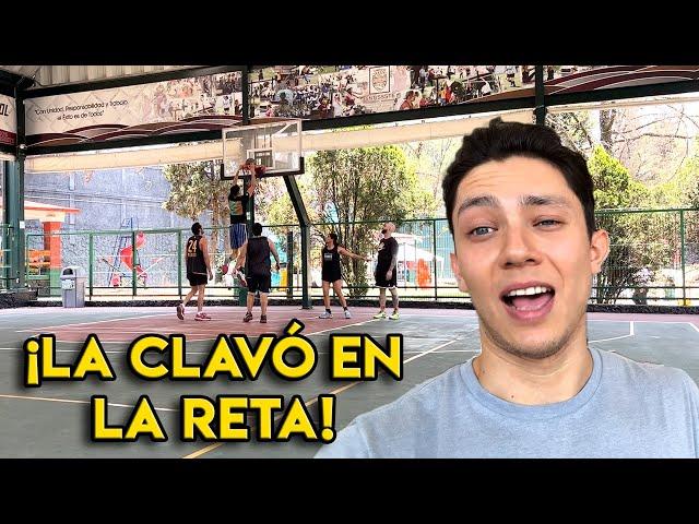 ¡Se las Clavó a Dos Manos!  | Retas ft. Trafik, Basket CDMX, y más #basket #baloncesto #deporte