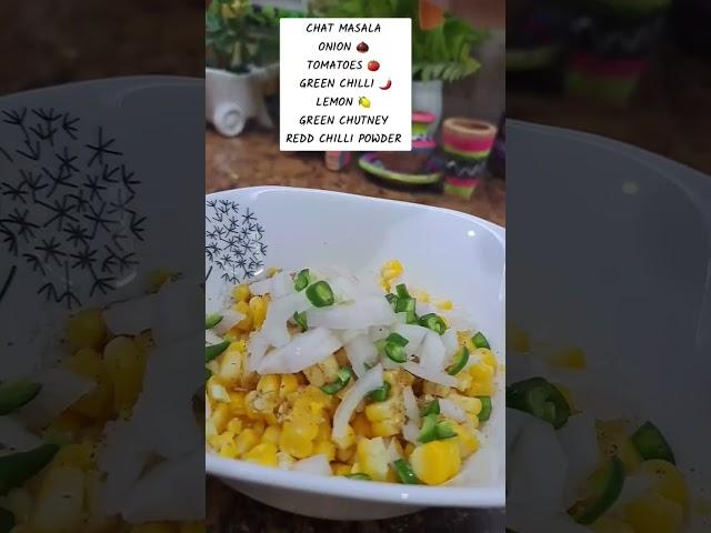 Corn  chaat recipe #short #corn chaat#viral#youtube#snacks  #easycookingwithnajia