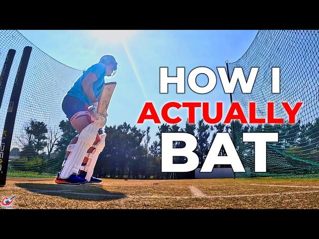 ASMR Cricket Batting Session in SOUTH AFRICA - How Zendon ACTUALLY BATS