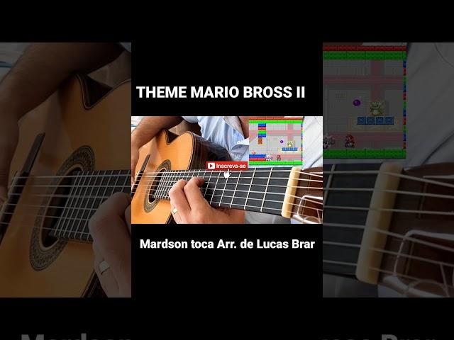  Theme Mario Bros II (cover Lucas Brar) #shorts #fingerstyle