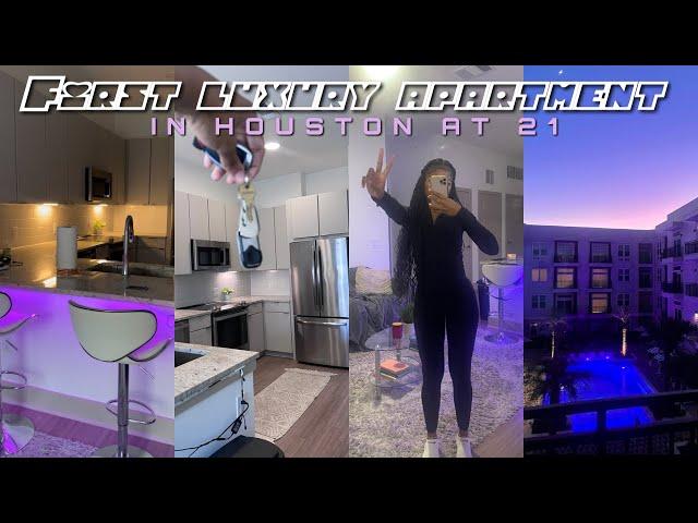 LUXURY APARTMENT TOUR | my first apartment at 21