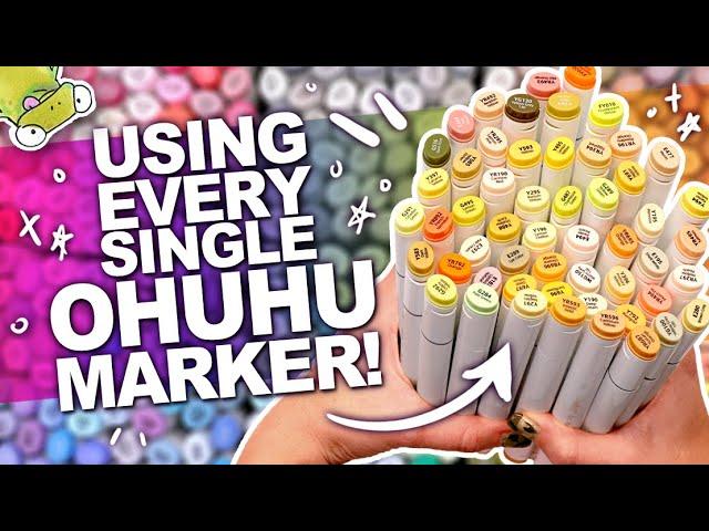 USING EVERY SINGLE OHUHU MARKER?!!! [in one illustration!?]