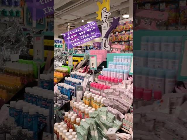 This adorbs Finnish store is a cross between a Dollar Store and an Ikea. #shopping #helsinki