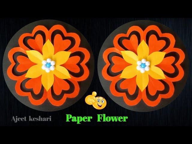  How To Make Origami Flower Easy  Paper Flower Making Idea  Beautiful Paper Flowers Craft Idea