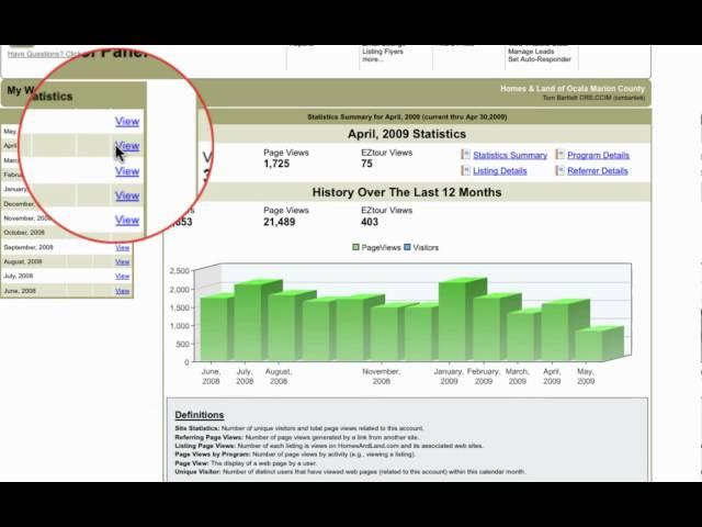 Enhanced Listing Statistics added to HomesAndLand.com Ad Essential Websites