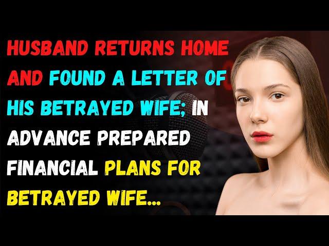 Husband Returns Home and Found A letter Of His Betrayed Wife; In advance Prepared Financial Plans...