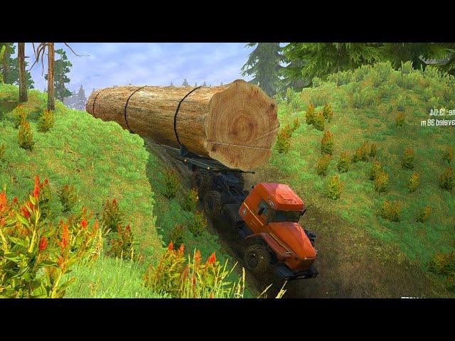 Be careful, sir, the road is very dangerous - Spintires Mudrunner