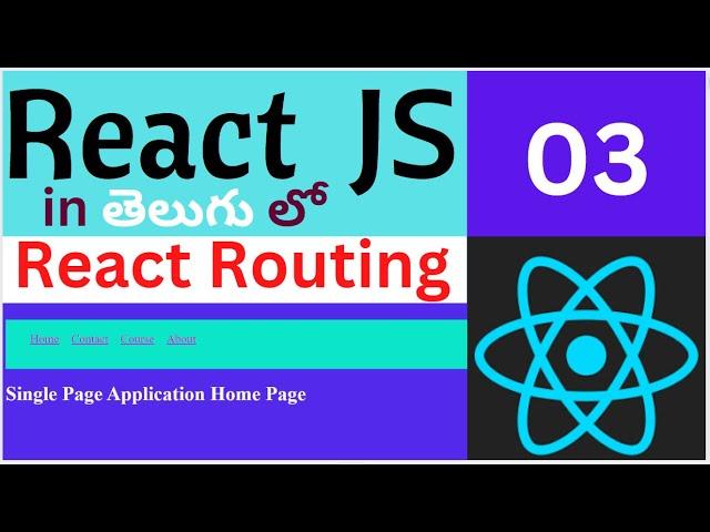 React Router | Single Page Application