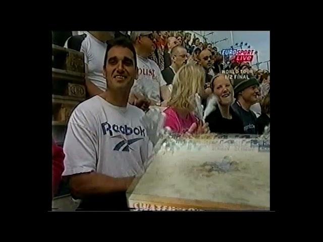 2004.  Stavanger. #Beachvolleyball Men. Semifinal Emanuel / Ricardo Santos BRA  Franco/Tande BRA