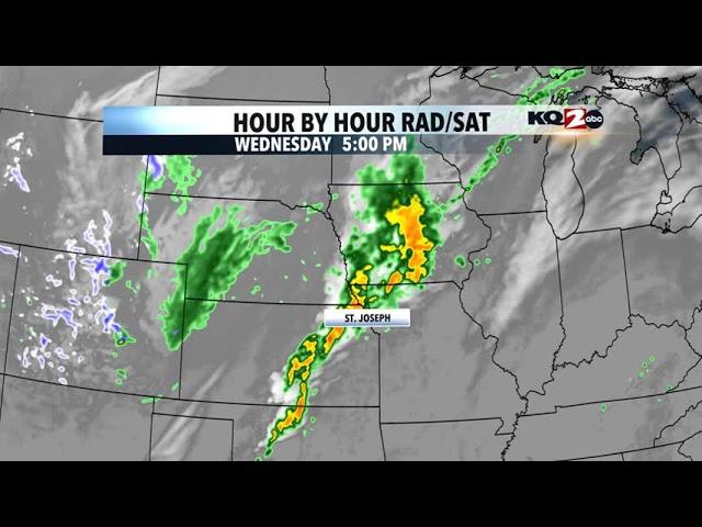 Cooler Thursday forecast
