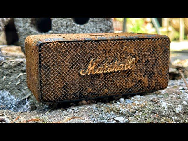 Restoration broken old Marshall Emberton bluetooth speaker  | Restore and rebuild speakers