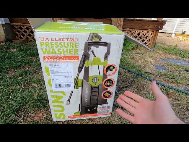 Sun Joe Electric Pressure Washer 2050PSI 13amp Review