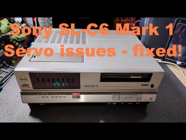 Sony SLC6 Mark 1 Betamax - Part 1 - Servo issue