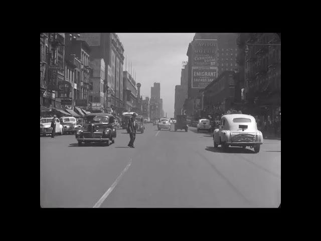 Driving Through 1945 Manhattan