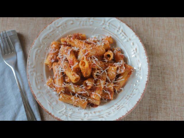 Meatless Pasta with Ragù