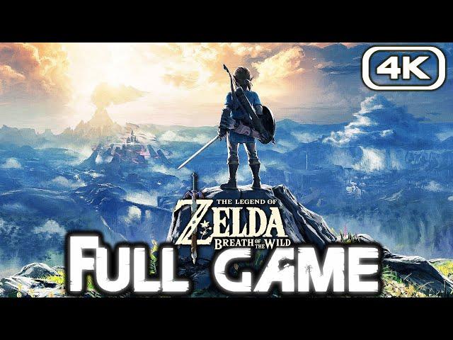 ZELDA BREATH OF THE WILD Gameplay Walkthrough FULL GAME (4K ULTRA HD) No Commentary