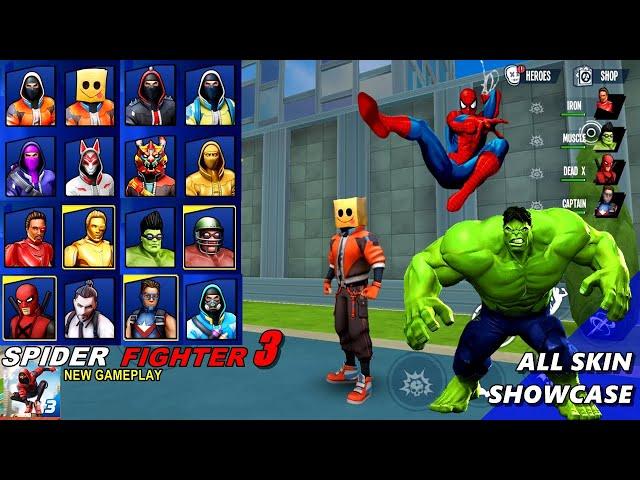 Hulk, Spiderman, Ironman, Captain Amerika, Deadpool, Avengers Vs Crime Part 1678 || spider Fighter 3