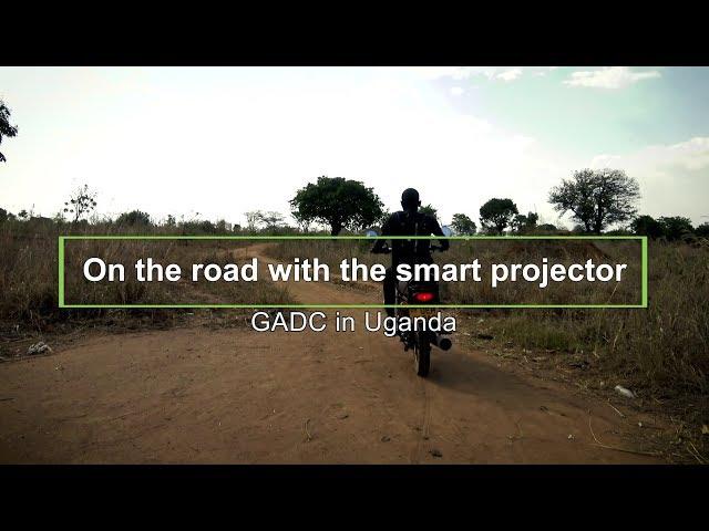 On the road with the smart projector - GADC Uganda